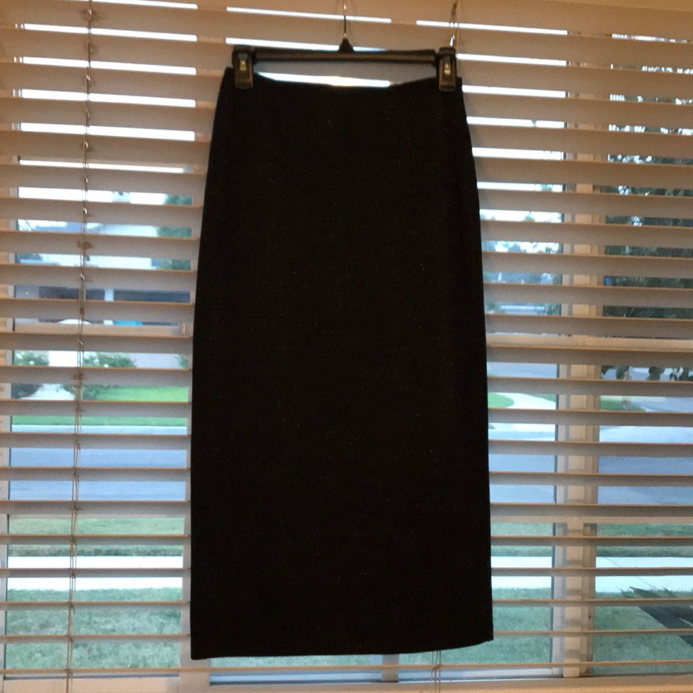 NWOT Express midi metallic pencil skit